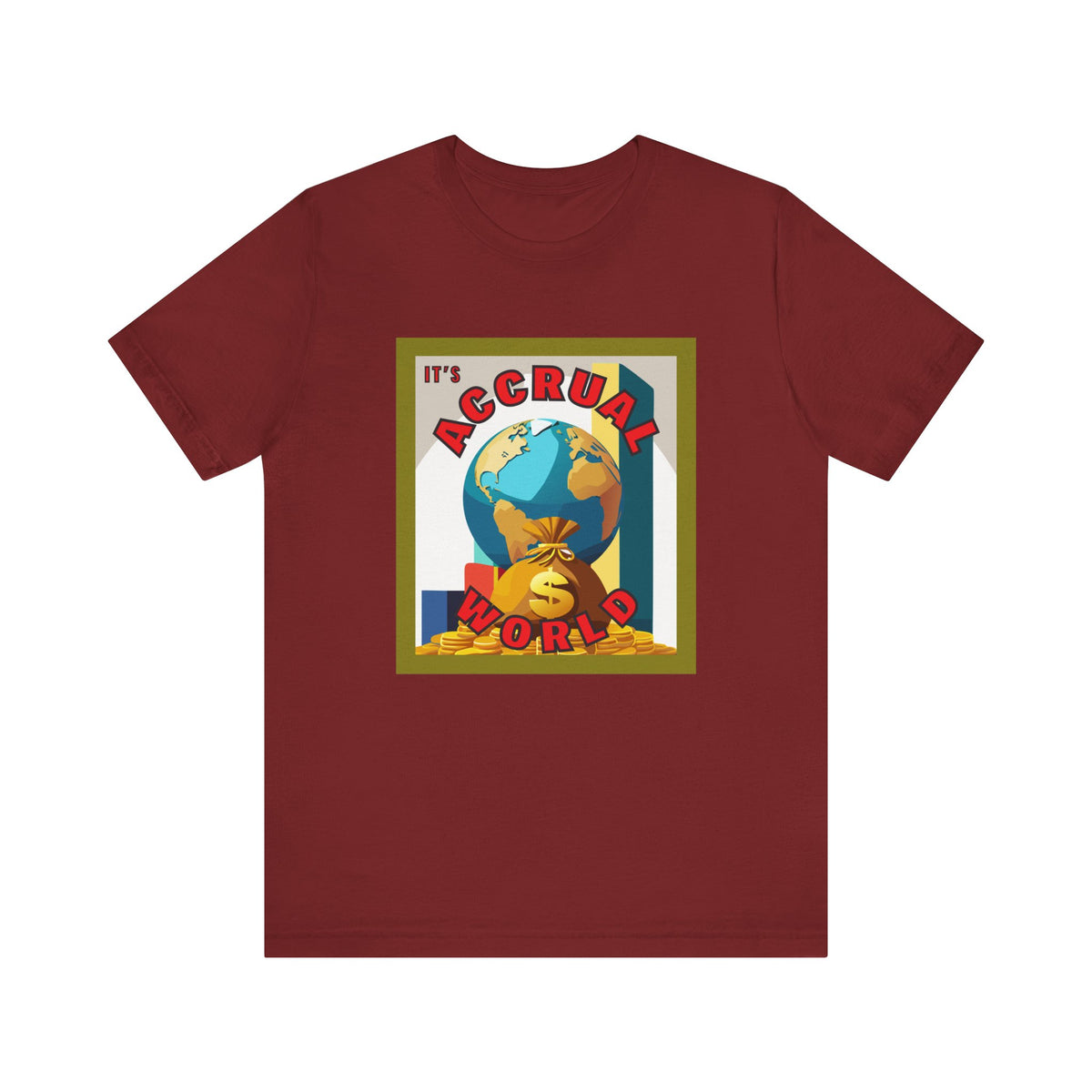 It's Accrual World Unisex Jersey Short Sleeve Tee