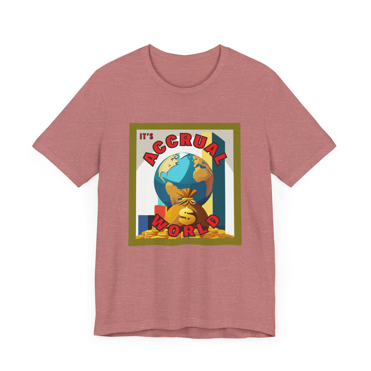 It's Accrual World Unisex Jersey Short Sleeve Tee