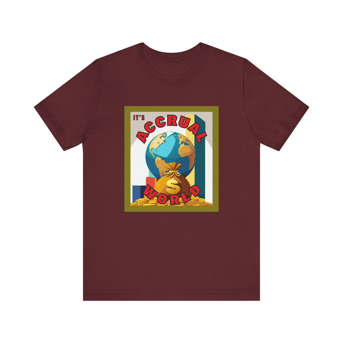 It's Accrual World Unisex Jersey Short Sleeve Tee