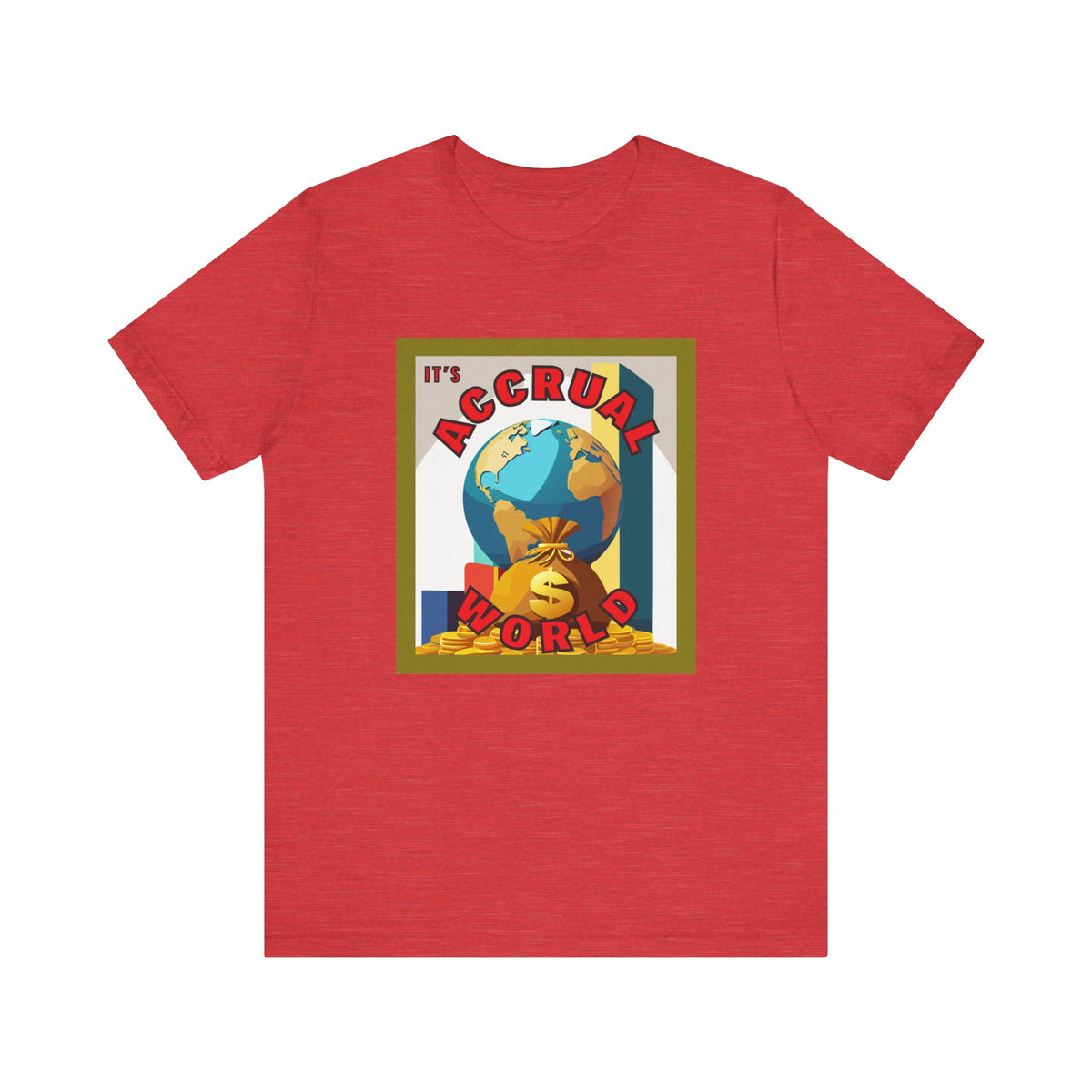 It's Accrual World Unisex Jersey Short Sleeve Tee