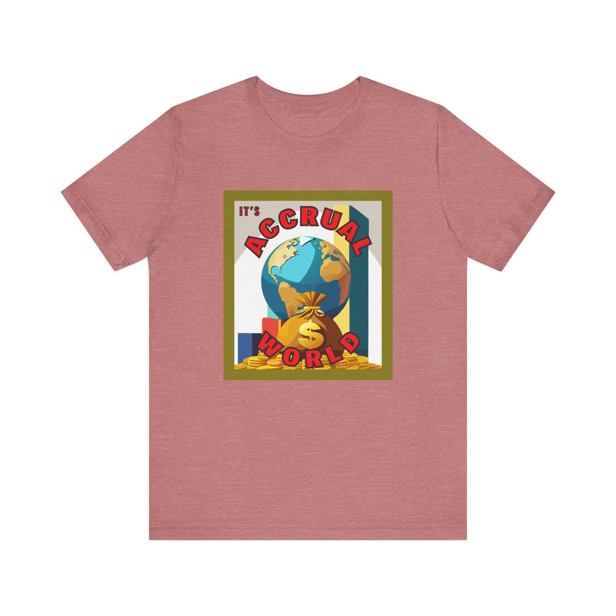 It's Accrual World Unisex Jersey Short Sleeve Tee