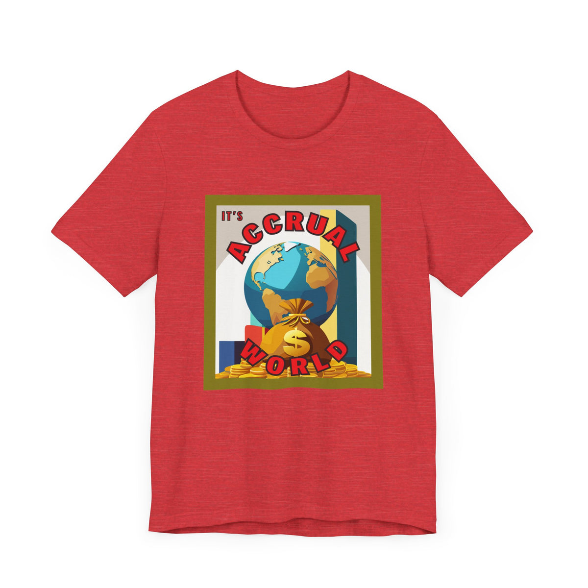 It's Accrual World Unisex Jersey Short Sleeve Tee