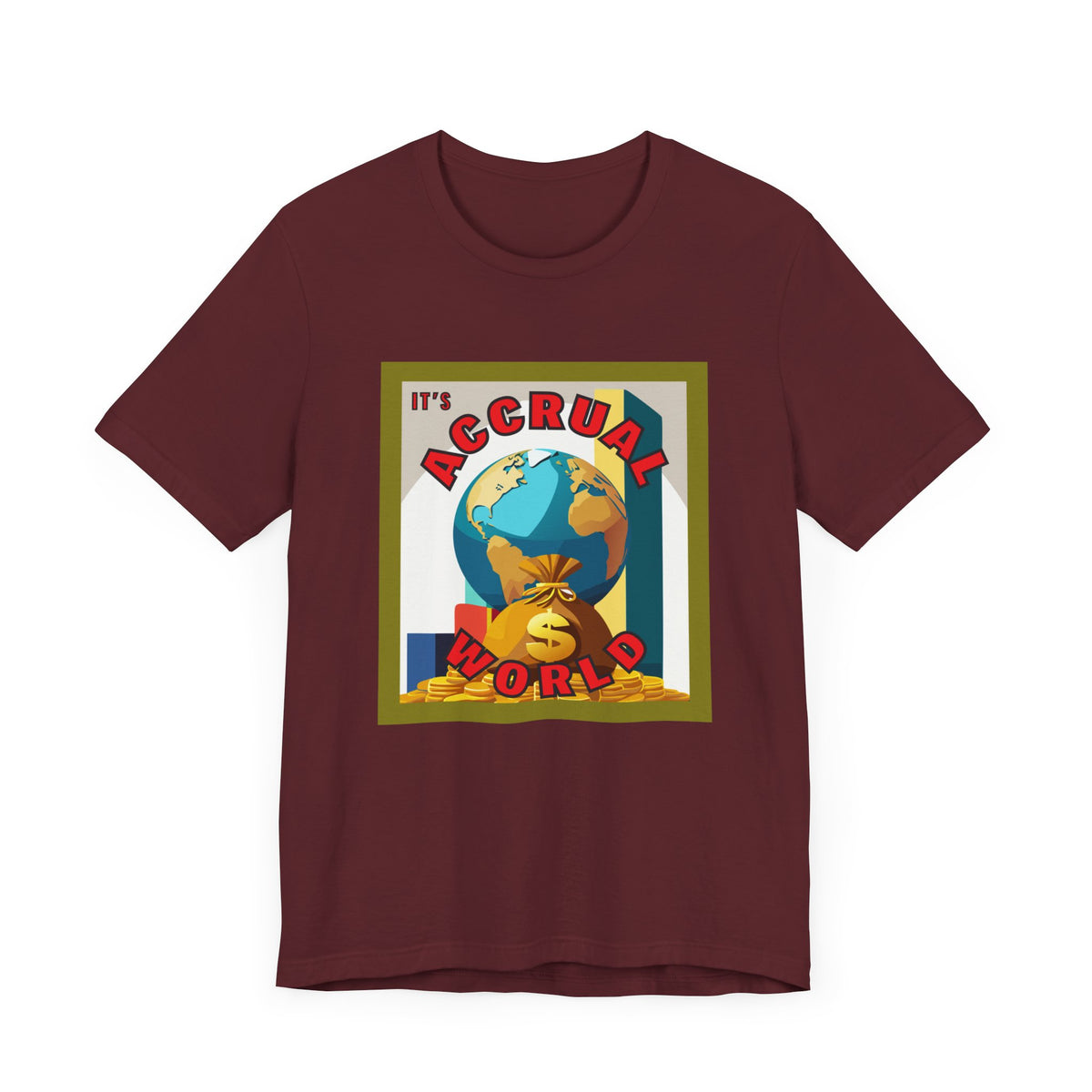 It's Accrual World Unisex Jersey Short Sleeve Tee