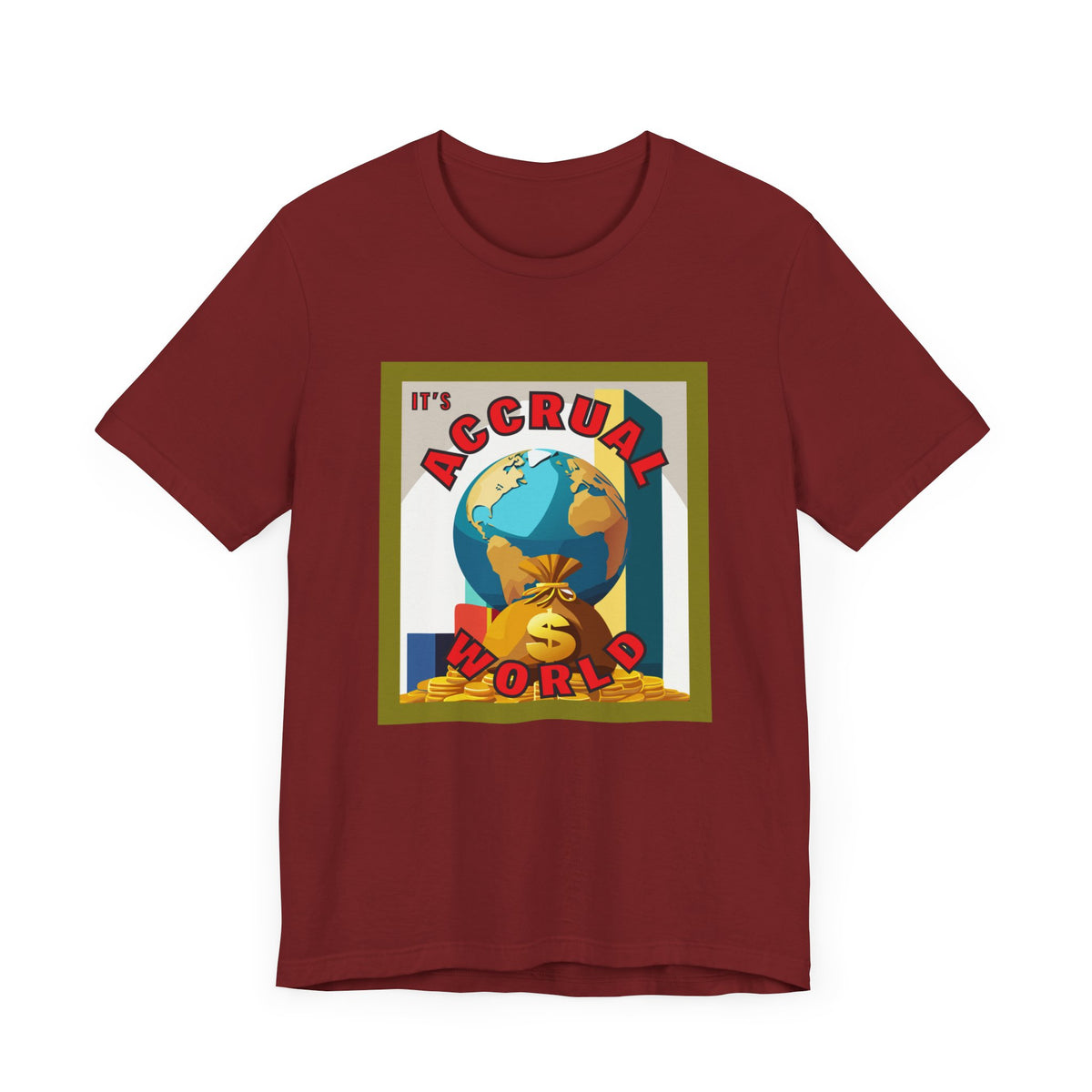 It's Accrual World Unisex Jersey Short Sleeve Tee